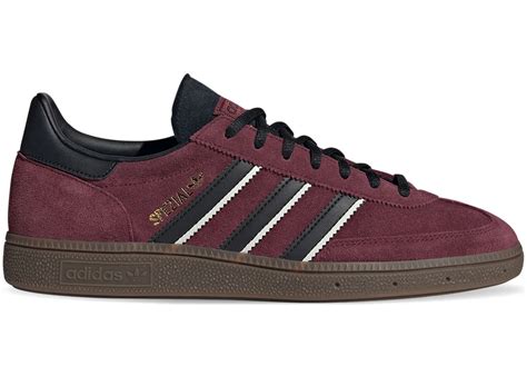 adidas Originals Handball Spezial sneakers in maroon and dark 